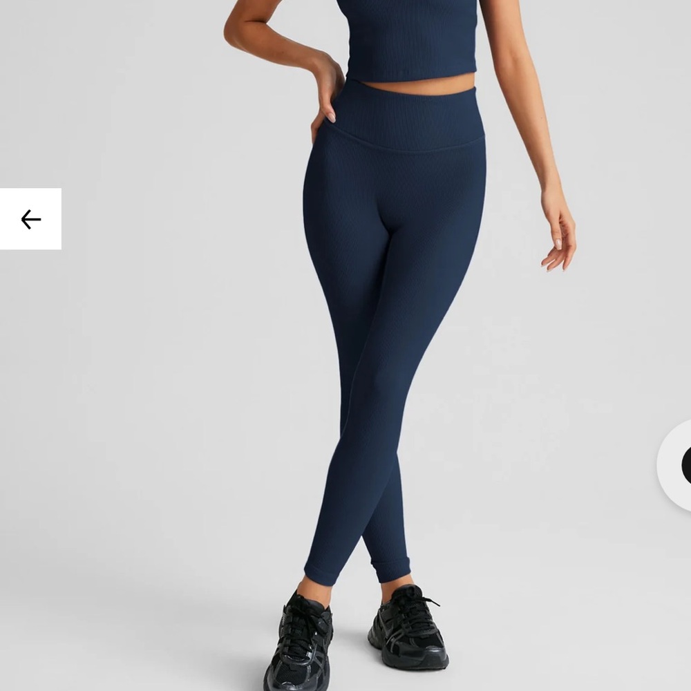 Beyond yoga ribbed impulse legging 7/8